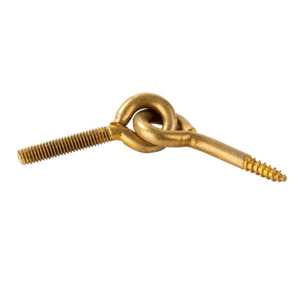 Brass Eye Screws, ø5.2mm, ID 10mm, OD 50mm-M6