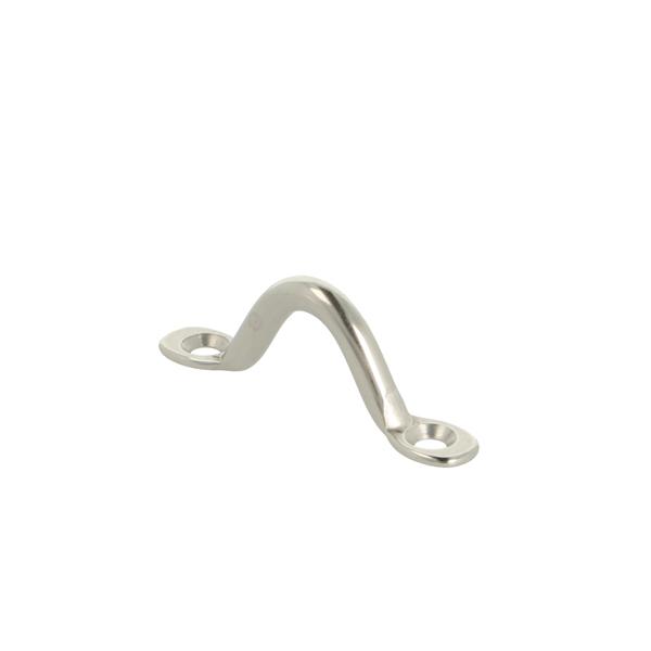 Pad Eye Bracket, 18mm High, cc 40mm, ø5mm Screw Hole,SS 316