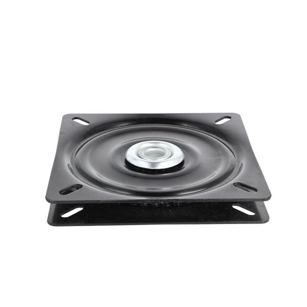 Swivel Plate 360DG-FB, 159x159mm, Black ZP, Load Cap. 220KG,