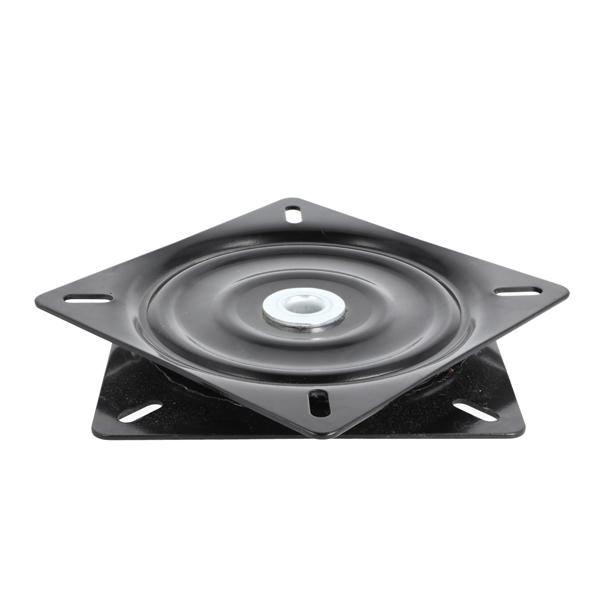 Swivel Plate 360DG-FB, 159x159mm, Black ZP, Load Cap. 220KG,