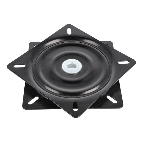 Swivel Plate 360DG-FB, 159x159mm, Black ZP, Load Cap. 220KG,