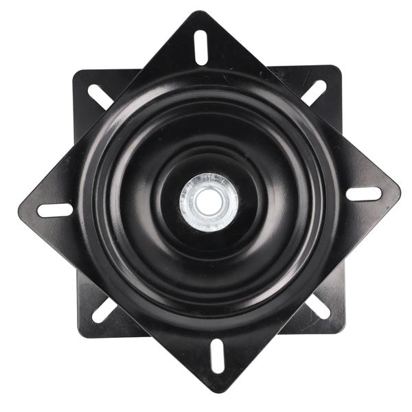 Swivel Plate 360DG-FB, 159x159mm, Black ZP, Load Cap. 220KG,