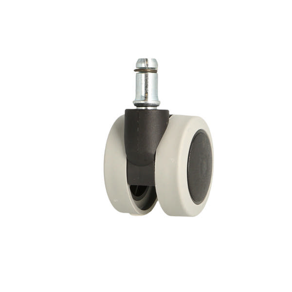 Office Chair Castor, ø50mm,Soft,ø11mm Pin,Black/Grey,No Hood