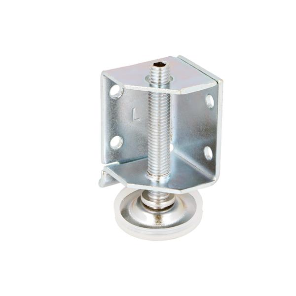 Angolo Corner Bracket (L), Swivel Glide ø32,5mm, M8x60mm