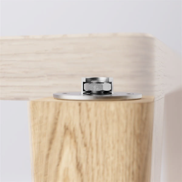 Kea Bushing M10, W/Round Plate ø60mm, cc 32mm, W/4 Screw