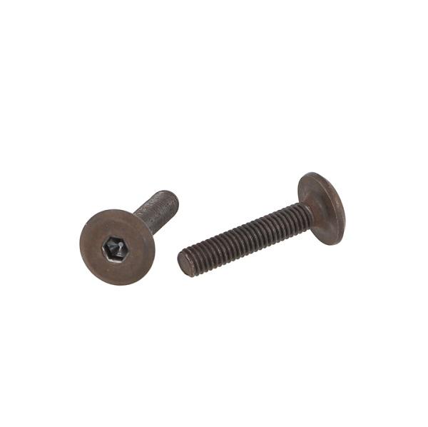 Fifteen Screw, M6x30mm, Black Zinc Plated, Hex 4mm, Conical