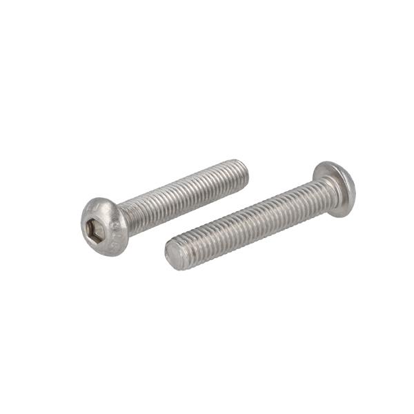 Socket Button Head Screw, M8x45mm, SS/A2, ISO 7380, W/Hex