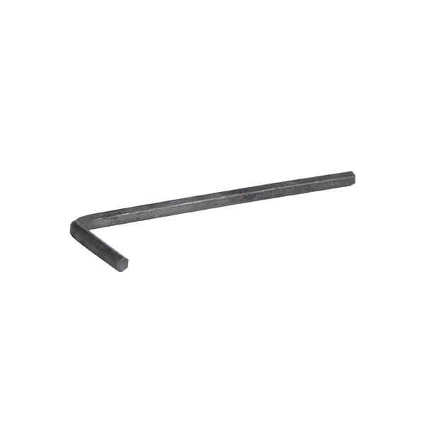 Insex Key, 2.5mm, L-Shaped 52x16mm, Hardened Steel-Black