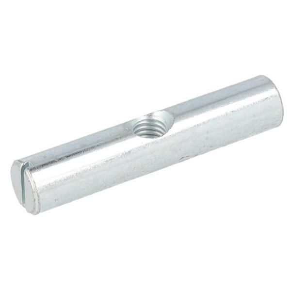 Cross Dowel ø12x50mm(25+25), M8, Steel, Bright Zinc Pl.