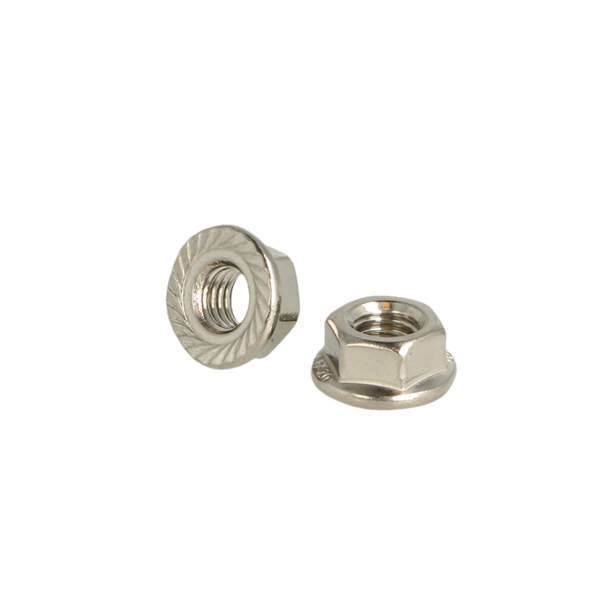 Hexagonal Flange Nut, M8, DIN 6923, Stainless Steel A2