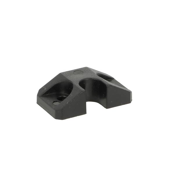 Drawer Stop Plastic For Central Locks, Black, cc 20mm