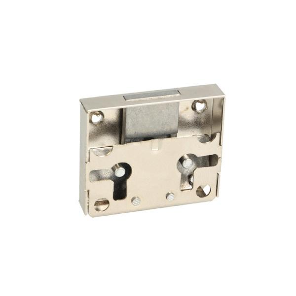 Box Lock 2110 Nickel Pl, 25mm Backset, Without Key