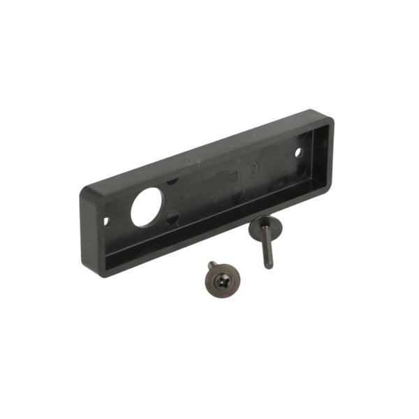 Back Plate, Black Plastic, F/Lock M3001/M3002, F/8-16mm Pa-