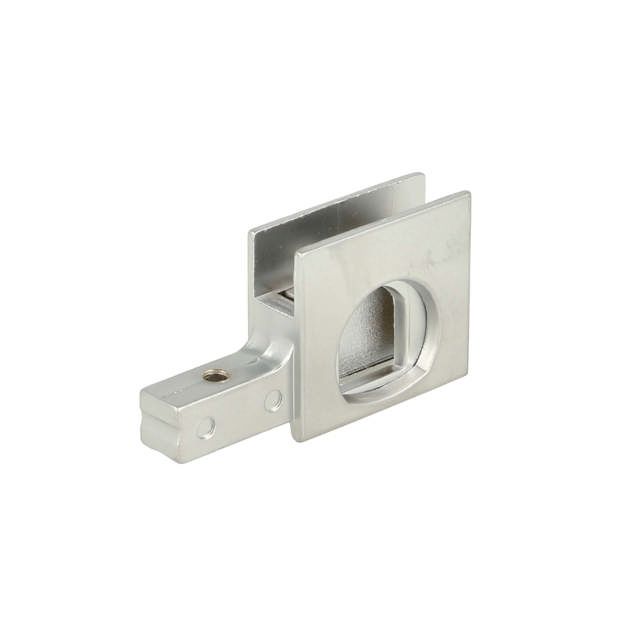 Glass Sliding Push Door Lock 2740, R+L, KA D20, Alu Finish,