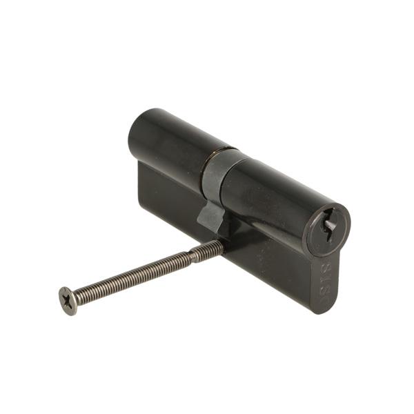 Profile Cylinder, Black Finish, 80mm, (35+10+35mm) Yale Key