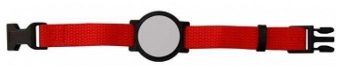 Bracelet, Red, With Chip for Electronic lock 