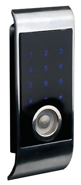 Electronic Slam Lock, W/LED Keypad, SS-Look, W/PTO Striker,