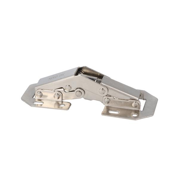 Mignon Hinge, Steel Nickel Plated, SISO Logo