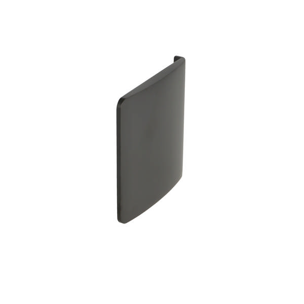 Front Cover F/Glass Wall Fixing, F/Obsession Hinge, Black,