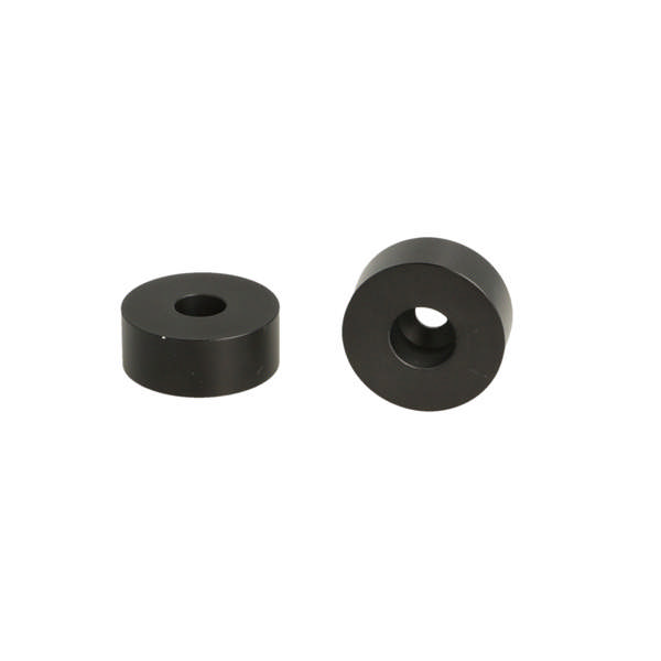Top & Bottom Turning Blocks F/Hinge 15.08.192, Black, ø25x