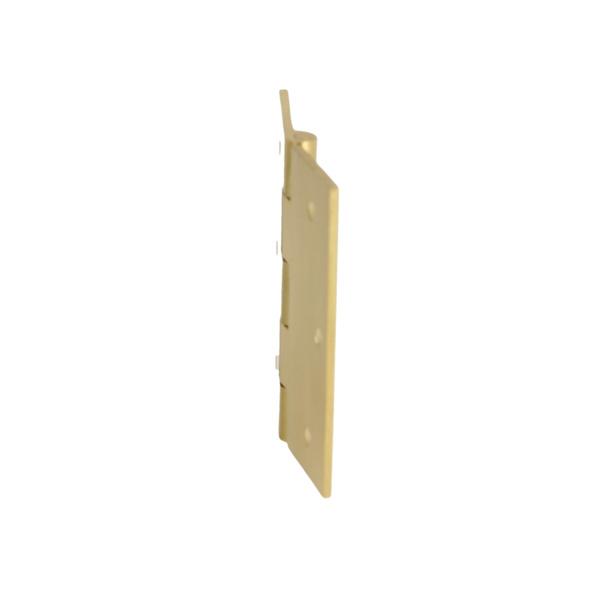Butt Hinge, 60x50x1,8mm, Brass Sanded, ø3,5mm Holes