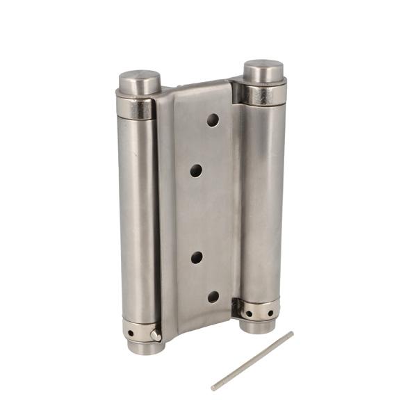 Saloon Door Double Action Spring Hinge,126,5mm,SS304 Brushed