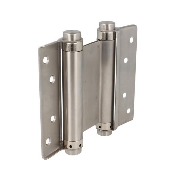 Saloon Door Double Action Spring Hinge,126,5mm,SS304 Brushed