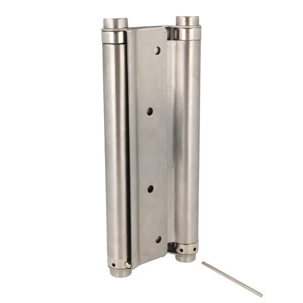 Saloon Door Double Action Spring Hinge, 202mm, SS304 Brushed