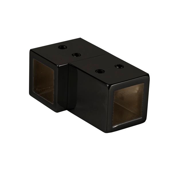 Bar To Bar Connector 90DG, F/19x19mm Square Tube, Black