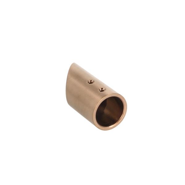 Bar To Wall Bracket, F/ø19mm Tube,Brushed Copper,45 DG Angle