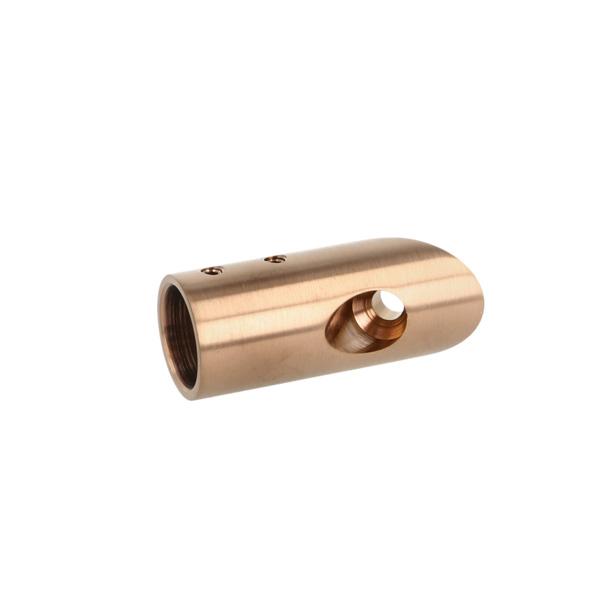 Bar To Wall Bracket, F/ø19mm Tube,Brushed Copper,45 DG Angle
