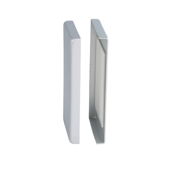 Cover Caps, Square, Alu-Look, F/