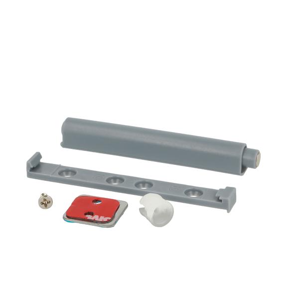 Magnet Touch Latch Slim Grey, ø84x14mm 20 or 40mm Extension