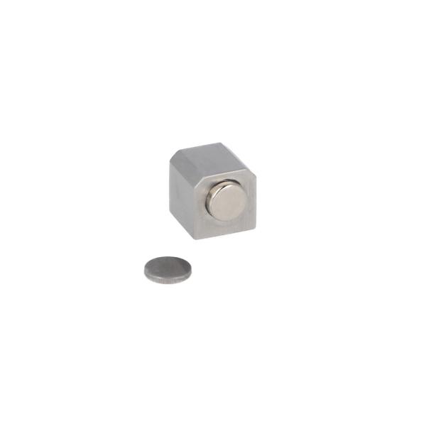 Magnetic Catch F/UV-Glue,Single,SS-304-Brushed,11x12x12mm,