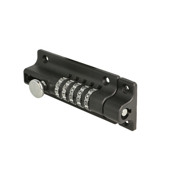Sliding Bolt Combination Lock, 150x50mm, Black, 5 Digits