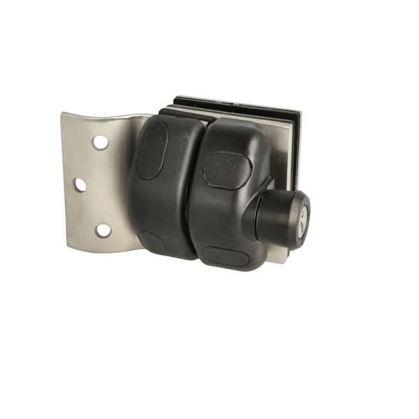 Baluster Latch Lock, W/Key, ø42,4mm Tube/Glass 8-12mm Glass,