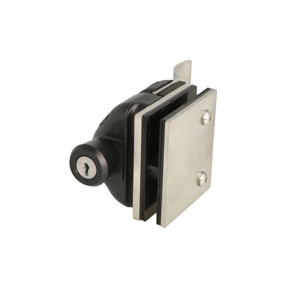 Baluster Latch Lock, W/Key, ø42,4mm Tube/Glass 8-12mm Glass,