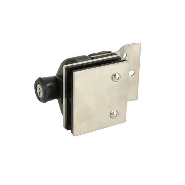 Baluster Latch Lock, W/Key, ø42,4mm Tube/Glass 8-12mm Glass,