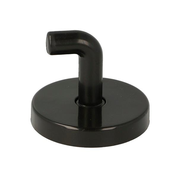 Toilet Cubicle Hook Only, Black PP