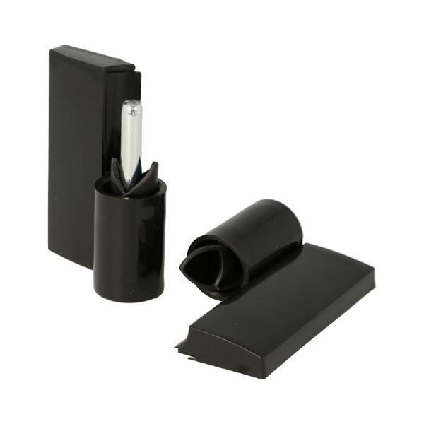 Toilet Cubicle Hinge, Left Hand, Black PP