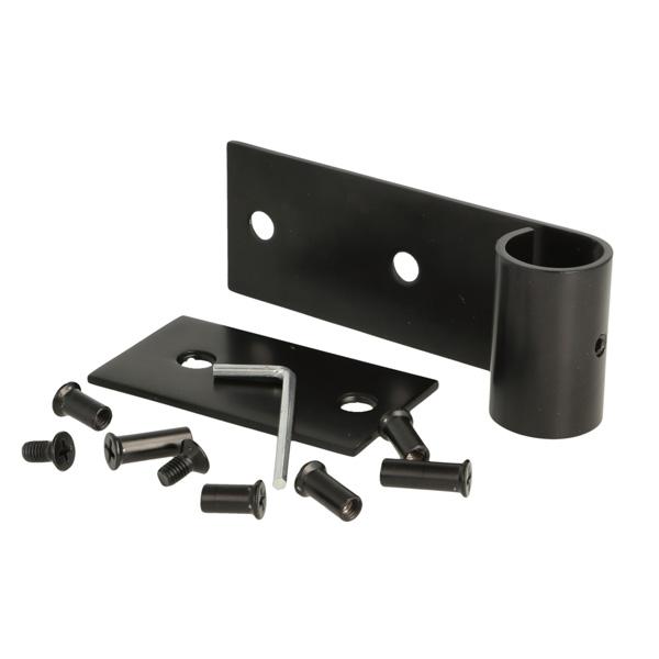 Tube Clip Holder, 110x40x2,5mm,SS304, Black Finish, F/ø19mm