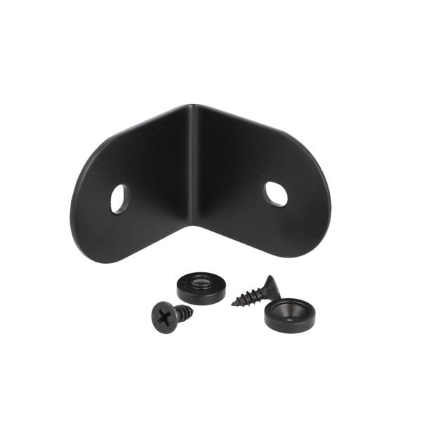 L-Bracket, 52x40x2mm, SS304 Black Finish, F/Toilet Cubicles,