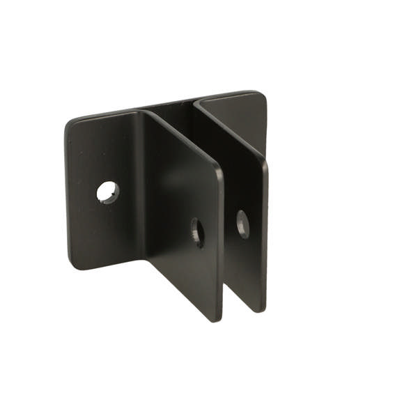 Wall Bracket 67x54x2mm, SS304 Black, F/Toilet Cubicles,