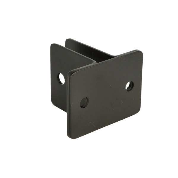 Wall Bracket 67x54x2mm, SS304 Black, F/Toilet Cubicles,