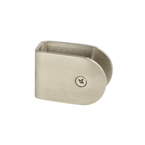 U-Bracket SS-304 F/18mm Panel, F/Toilet Cubicles,Incl. Black