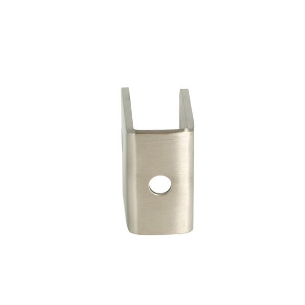 U-Bracket SS-304 F/18mm Panel, F/Toilet Cubicles,Incl. Black