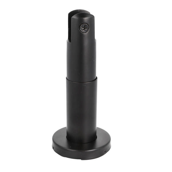Panel Support Leg 118-175mm, F/10-18mm Panel, Black Finish