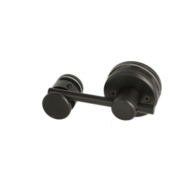 Turn & Release Handle SS-304, Black, F/Glass & Wood, F/Inset