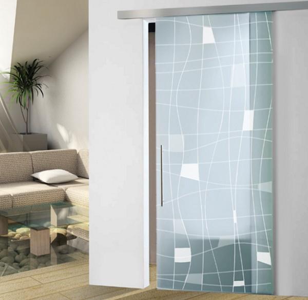 Sliding Door SISO-110CW,3000mm,AL,Ceiling/Wall, W/Self-Close